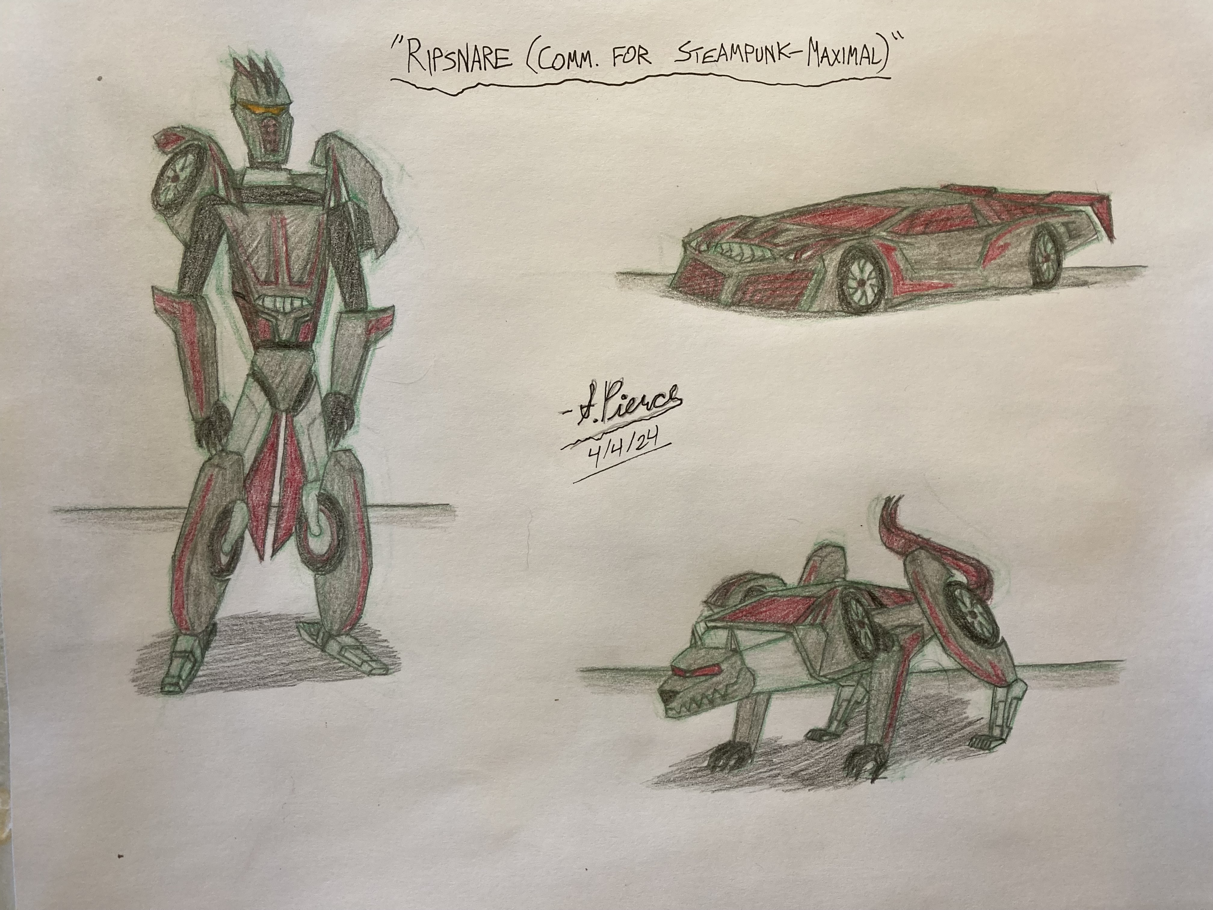 Transformers Triple_Changer Comm. for Steampunk_Maximal